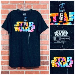 Star Wars Fifth Sun Black Speckled Tie Dye T-Shirt
